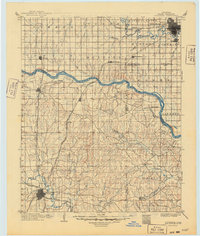 Chickasha 1904 topographic map thumbnail