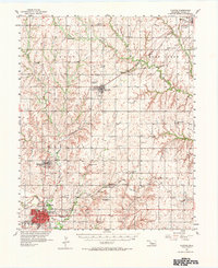 Clinton 1957 topographic map thumbnail