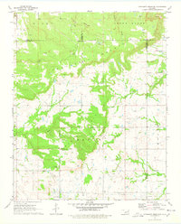 Concharty Mountain 1971 topographic map thumbnail