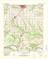 Durant 1958 topographic map thumbnail