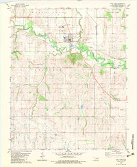 Fort Cobb 1979 topographic map thumbnail