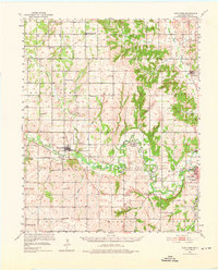 Fort Cobb 1951 topographic map thumbnail