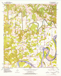 Frogville 1951 topographic map thumbnail