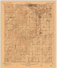 Kiefer 1916 topographic map thumbnail