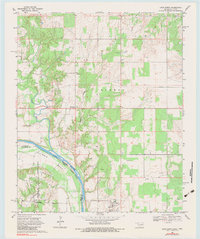 Leon North 1968 topographic map thumbnail