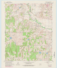 Lindsay SW 1966 topographic map thumbnail