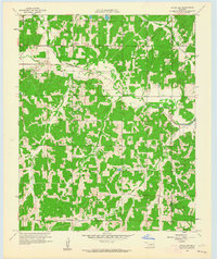 Little Axe 1958 topographic map thumbnail