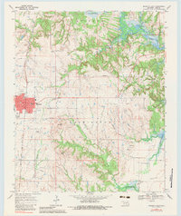 Marietta East 1967 topographic map thumbnail