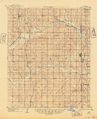 Maud 1908 topographic map preview