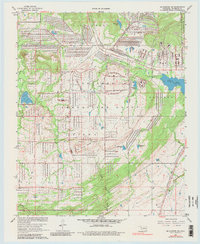 Mc Alester SW 1967 topographic map thumbnail
