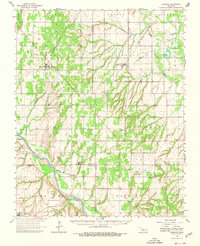 Oakwood 1964 topographic map thumbnail