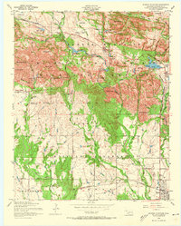 Quanah Mountain 1956 topographic map thumbnail