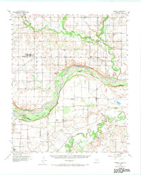 Randlett 1957 topographic map thumbnail