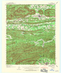 Red Oak 1940 topographic map thumbnail