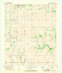 Roff South 1967 topographic map thumbnail