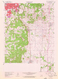 Sapulpa South 1958 topographic map thumbnail