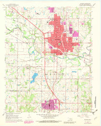 Shawnee 1967 topographic map thumbnail