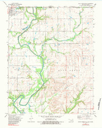 South Coffeyville 1972 topographic map thumbnail