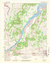 Stigler West 1962 topographic map thumbnail