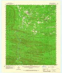 Smithville 1960 topographic map thumbnail