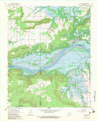 Texanna 1963 topographic map thumbnail