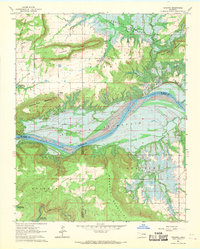 Texanna 1963 topographic map thumbnail