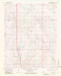Tonkawa SE 1968 topographic map thumbnail