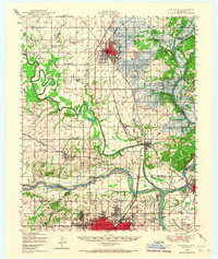 Wagoner 1948 topographic map preview