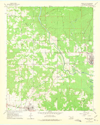 Wright City 1962 topographic map preview