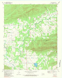 Yanush 1971 topographic map thumbnail