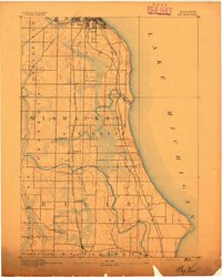 Bayview 1891 topographic map thumbnail
