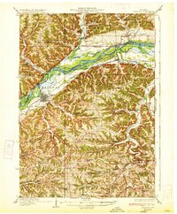 Boscobel 1933 topographic map thumbnail