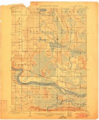Briggsville 1902 topographic map thumbnail