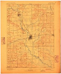 Brodhead 1893 topographic map thumbnail