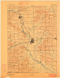 Brodhead 1893 topographic map thumbnail