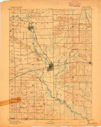 Brodhead 1893 topographic map thumbnail
