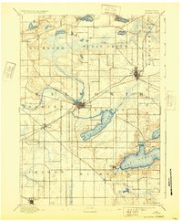 Delavan 1893 topographic map preview