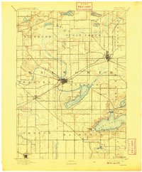 Delavan 1893 topographic map thumbnail