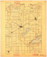 Delavan 1893 topographic map preview