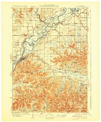 Durand 1932 topographic map thumbnail