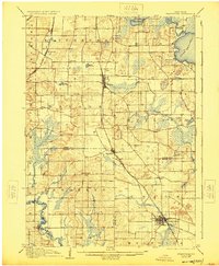 Evansville 1906 topographic map thumbnail