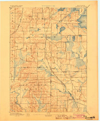 Evansville 1894 topographic map thumbnail