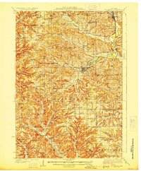 Hillsboro 1927 topographic map thumbnail