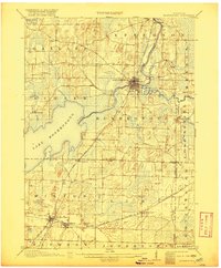 Koshkonong 1906 topographic map thumbnail