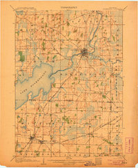 Koshkonong 1906 topographic map thumbnail