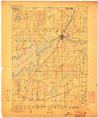 Koshkonong 1894 topographic map thumbnail