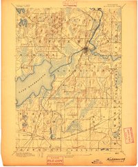 Koshkonong 1894 topographic map thumbnail
