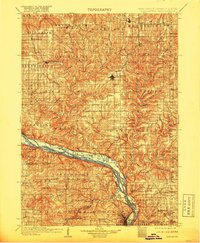 Lancaster 1908 topographic map thumbnail