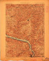 Lancaster 1900 topographic map thumbnail