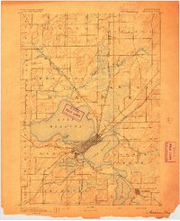 Madison 1892 topographic map thumbnail